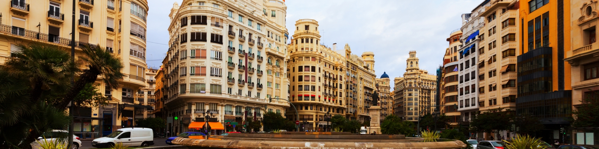 Placa del Ajuntament in Valencia, Spain
